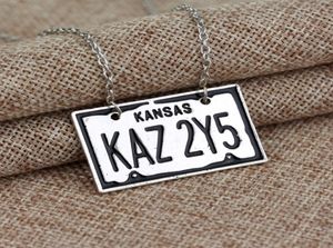 Joyería sobrenatural Kansas KAZ 2Y5 Collar con colgante de número de matrícula para mujeres y hombres ps05349141041