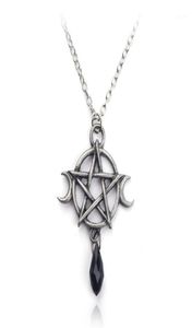 Supernatural Penram Moon ketting Zwart kristal hanger heksenbeschermingsster Amulet voor vrouwen charm sieraden accessoires cadeau16735506