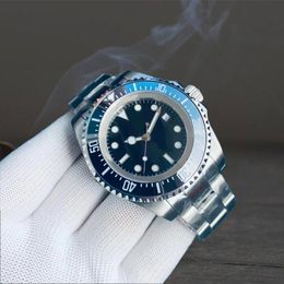 superocean horloge voor mannen relojes 44MM zeebewoner Zwart biokeramisch horloge Saffier lichtgevend waterdicht heren diepduikhorloge 904L roestvrijstalen horloge met doos