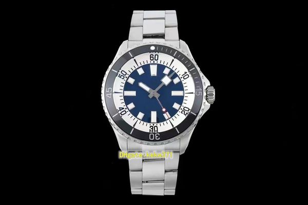 TF Relojes para hombre de calidad Superp A17378E71C1A1 44 mm Inoxidable 300 metros a prueba de agua Cerámica Inoxidable 2824 Movimiento Reloj mecánico automático para hombres Relojes de pulsera