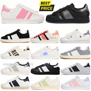 Designer schoenen Smith Casual schoenen Sneakers Fashion Men Women Triple Black Pink Purple Purple Platform Sports sneakers Flat Trainers 36-45