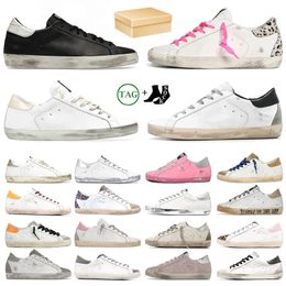 Superstar Mixed Leather golden goose Casual Shoes Graffiti Leopard-Print Sneakers Classic Do-old Dirty Shoe Snake Skin Heel Suede Glitter Slide Mid-Top Women Men Size 36-45