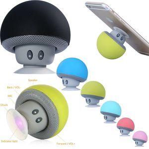 Avondmaal mini paddestoel draadloze bluetooth speaker stereo subwoofer muziekspeler waterdichte schattige sprekers voor iPhone Xiaomi Huawei smartphone