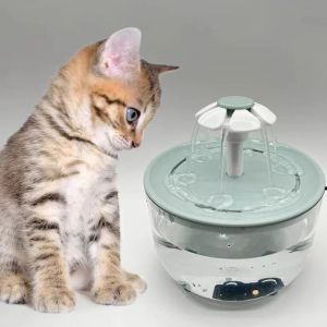 Supplies 1.5 L Cat Fountain Fountain Auto Filtre USB Electric Mute Drinker Bowl Recircule Filtring Drinker for Cats Pet Water Dispenser