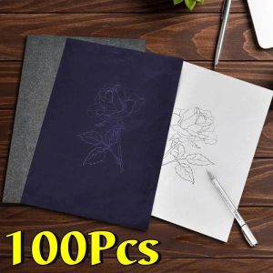 Lever 100 vellen 22,5 x 18,5 cm Advanced Carbon Paper DubbleSide Blue Carbon Tracing Paper Hand Copier Spirit Stencil Tattoo Transfer