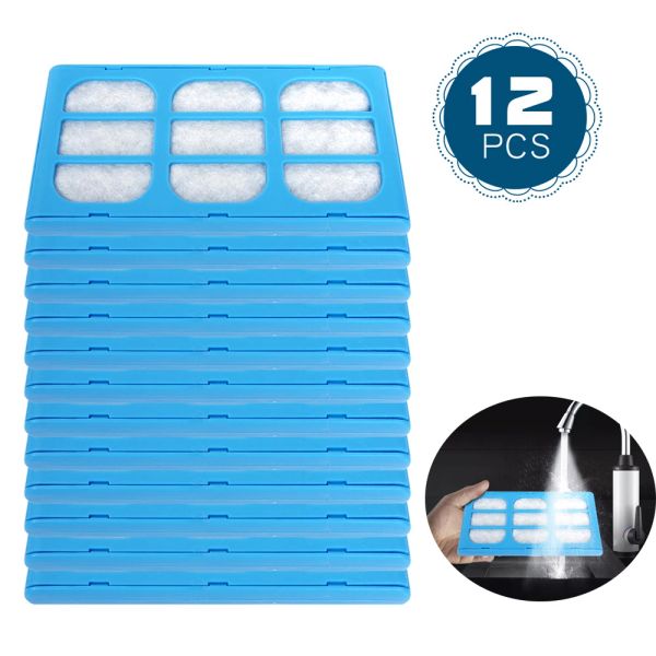 Suministros 12 PCS Accesorios para Fuentes Filtro de Fuente de Agua para Mascotas Cartuchos de Filtro de Agua de Repuesto Compatibles con Fuentes Cat Dog Mate