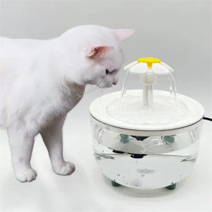 Fournitures 1200 ml automatique chat fontaine d'eau filtre USB électrique muet bol de boisson pour animaux de compagnie distributeur de boisson pour animaux de compagnie abreuvoir pour chats filtre à eau