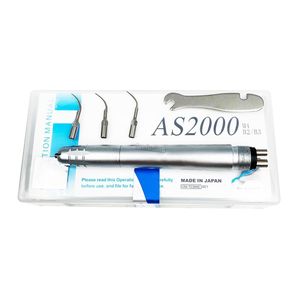 Supplies 2/4 trous Scaleur d'air ultrasonore dentaire AS2000 avec 3 pointes Tooth Calculus Nettoyage de nettoyage de nettoyage à la main Whiten Tooth Cleaner