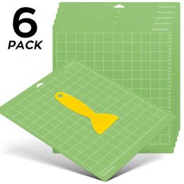 Leveringen 2022 Nieuw 63 Pack 12x12in Green PVC -lijm snijmat basisplaatkussen voor cricut verken lucht/air2/maker -diy gravure hine