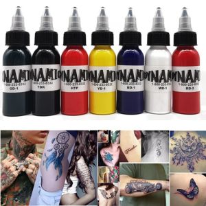 Suministra 30 ml de alta calidad de alta calidad tatuaje negro tatuaje tatuaje negro pigmento arte de pigmento simple