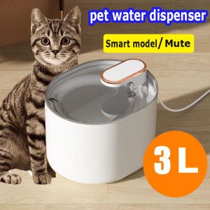 Supplies 3L Pet Automatic Water Fountain with LED Light Ultra Silent Pet Drink Drinker Fountain USB Cats Electric Mute Pet Water Water