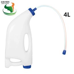 Fournitures 4L tube d'estomac en plastique horizontal oral veau potable bouteille de médicament alimentation bouteille de lait
