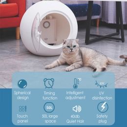 50L Huisdier Föhn Automatische Hond Verzorging 200W Huisdier Lichaam Droogbox Voor Katten Ozon Desinfectie Huishoudelijke Waterblaasmachine