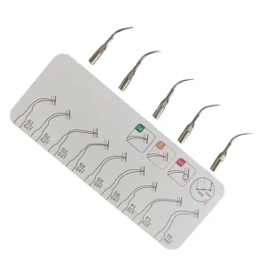 Supplies 5pcs Dental Scalers Tips Fit EMS Woodpecker Ultrasonic Scalmer Piece à main dentaire