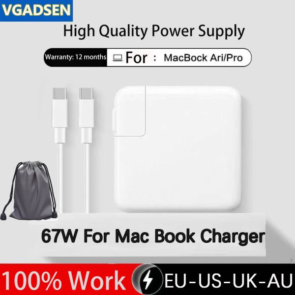 Supplies 67W USB C Charger pour ordinateur