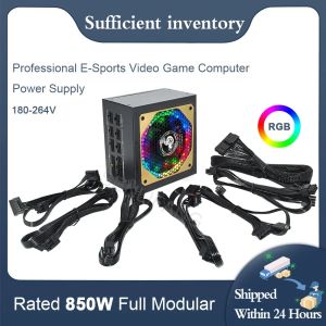 Supplies 80Plus Gold RGB ATX 850W Full Modular 20 + 4pin 12V ESPORTS PROFESSORATIONS VIDEOPORDAT ORDINAT