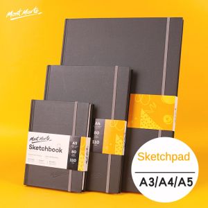 Benodigdheden A3/A4/A5 110G 80 vellen Schetsboek voor tekenen met harde kaft Livros Para Aquarela Scetch Book Pad Aquarel Draw Scetchbook