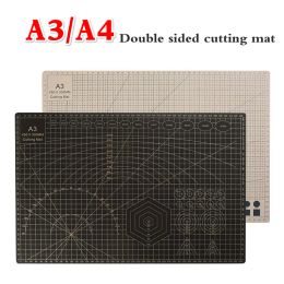 Levert A3/A4 Dubbelzijdige snijmat Zwart snijplank Patchwork Cut Pad Patchwork Tools Diy Tool Art Cutting Mats Patchwork Tools