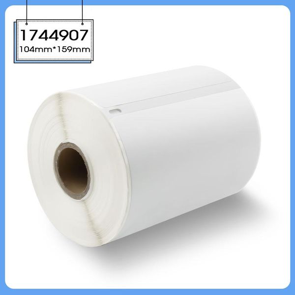 Supplies Absonic pour Dymo 1744907 Papier thermique 104 * 159mm 220pcs Étiquettes Adresses Shipping Maker pour LW 400 LW450 LW300 LW310