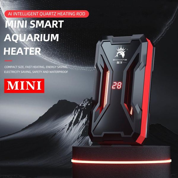 Fournitures chauffage d'aquarium 25 W/50 W/75 W/100 W/150 W/200 W chauffage de réservoir de poisson Submersible température constante Quartz tige chauffante Aquarium