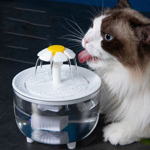 Fournitures automatique chat fontaine d'eau filtre électrique muet bol de boisson pour animaux de compagnie distributeur de boisson pour animaux de compagnie abreuvoir pour chats filtre à eau