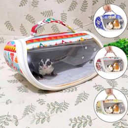 Fournitures porte-oiseaux perroquet Hamster sac de voyage respirant calopsitte Conure sac de sortie Chinchilla furet sac de transport pour cochons d'Inde S