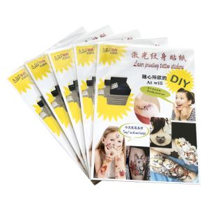 Levert DIY Tattoo Levert Laser Inkjet Printers A4 Wateroverdracht Printpapier voor tijdelijke tatoo afdrukbare waterstickers voor huid