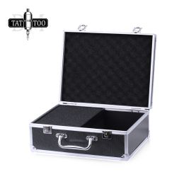 Leveringen DM Tattoo Tool Box Aluminium Legering Large Tattoo Kit Box Tattoo Supplies Travel Carry Box Storage Case