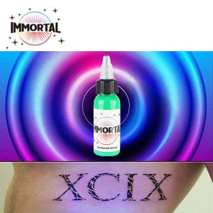 Fournit des pigments de tatouage fluorescent Purple Light Professional semi-permanent microblading Easy Coloring Body Makeup Tattoo Encres 8 couleurs