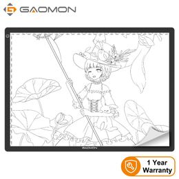 Levert Gaomon GA3 LED LICHT PAD PC PANELS Professionele Tattoo Light Pad Cartooning Light Boxes Handwriting LED Tracing Boards