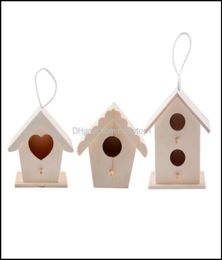 Supplies Home Garden 99cm Small Bird Bird House Outdoor Nesting Box Garden Yard Hanging Décoration Nest Assories Pet Cages DR3145947