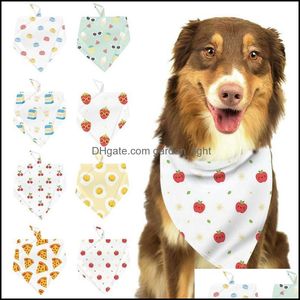 Benodigdheden Home Gardendign Grote Hond Bandana's Huisdier Sjaal Assories Bandana Cotton Plaid WashableCollar Cat Grooming Drop Levering 2021 WA7LO