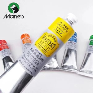 Fournitures Marie's Series 1 200ml maître artiste professionnel peintures à l'huile Tube outil de peinture peinture Art dessin fournitures artiste étudiant