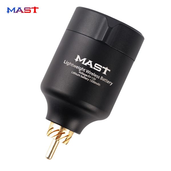 Supplies Mast Wireless Fast Charge Battery RCA Connecteur RCA Connecteur Rechargeable Écran LCD Alimentation pour l'adaptateur de machine rotative de tatouage