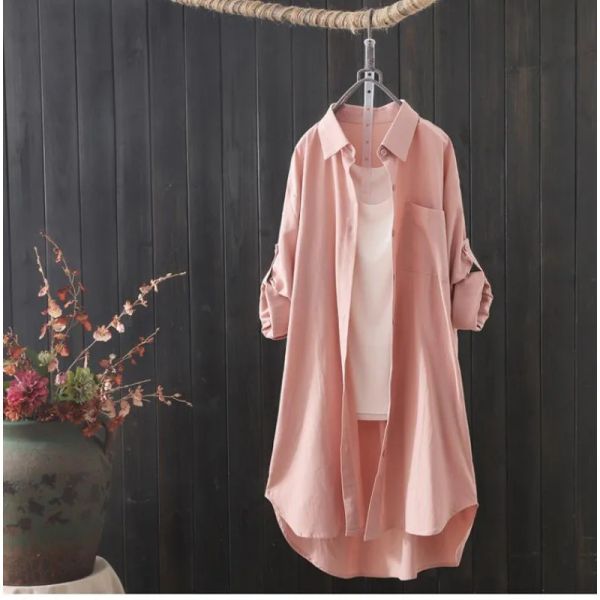 Supplies Vêtements de maternité Long Blouse infirmière chemise haut de printemps automne