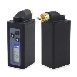 Levert Mini Wireless Tattoo Power Supply Tattoo Battery Pack met LCD -scherm voor Tattoo Hines RCA/DC -connector