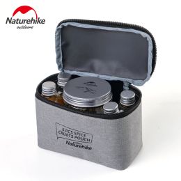 Leveringen NatureHike Camping Seizoen Jar Portable Outdoor Kitchen Barbecue Cruets Spice Set kruiden kan flessen set kampeerbenodigdheden