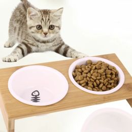 Fournitures nouveau bol de nourriture pour chat avec support support plat de nourriture en céramique bol d'eau alimentation pour chat plat à boire grande capacité pour chien chat