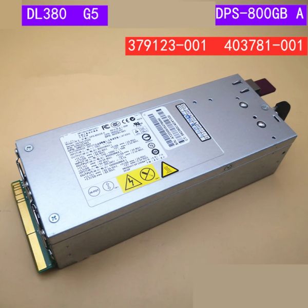 Supplies Nouveau PSU d'origine pour HP 380 350 370G5 1000W Alimentation électrique DPS800GB A HSTNSPD05 399771B21 379123001 403781001 403781001