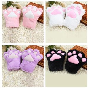 Fournitures Party Sexy the Maid Mother Cat Claw Gants Cosplay Accessoires Anime Costume Peluche Gant Paw Glovessupplies DHL Mor fournitures