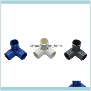 Fournitures Patio, pelouse maison connecteur de tuyau de jardin adaptateur de tube d'irrigation de jardin 32 mm PVC système d'arrosage en t à trois niveaux système d'arrosage stéréoscopique