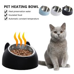 Fournitures bol d'eau chauffant pour animaux de compagnie bol thermique pour chien bol d'isolation chauffante automatique d'hiver bols pour chat bols réglables en température de 030 degrés