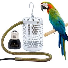 Benodigdheden Papegaai Verwarming Behoud Kooi Verwarming Lamp Antibite Antiscalding Reptiel Warm Licht Accessoires Vogelbenodigdheden 220V