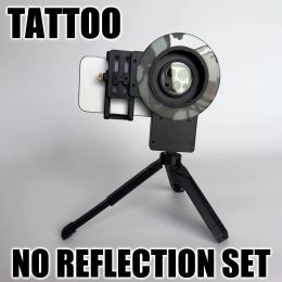 Levert Polaroid Tattoo Photography Set.Geen reflectietattoo -foto video.Geen schittering met cross -polarisatielichtset.CPL macro foto