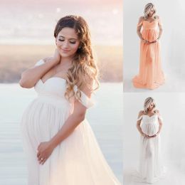 Supplies Robes de grossesse Robe pour séance photo maternité Photographie accessoires Maxi Lace Fancy 2024 Robe enceinte d'été plus taille