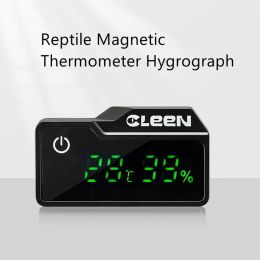 Supplies Reptile Thermomètre magnétique Hygrographie Tortoise Snake Alimentation précise Doubledaged Magnet Pet Supplies