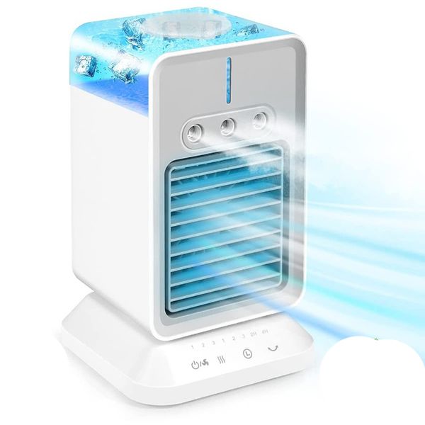 Suministro de escritorio Usb Mini escritorio humidificación ventilador de refrigeración batería enfriador de aire hogar Oficina aire acondicionado ventilador