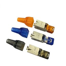 Levering zeven soorten gratis Crystal Plug Cat7 afgeschermde netwerkplug FTP Jumper Niet-spanningsconnector test