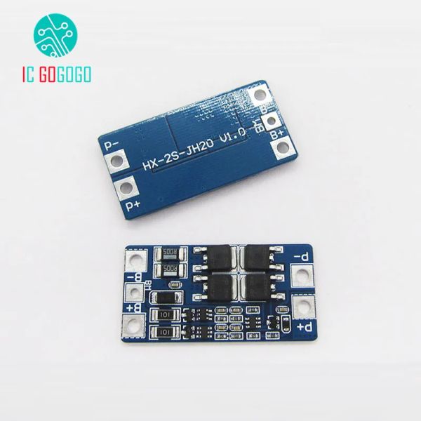 Suministros 2S 10A Función de balance 7.4V 8.4V LION 18650 Plaquina de protección de la batería BMS BMS PCM PCB Lipo Lithium Cell Pack Module de carga