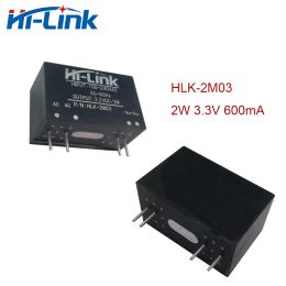 Levering gratis verzending 5 stcs/lot HLK2M03 2W 220V naar 3.3V Smart Home Switch Hight Efficiency Stap Down AC DC Module